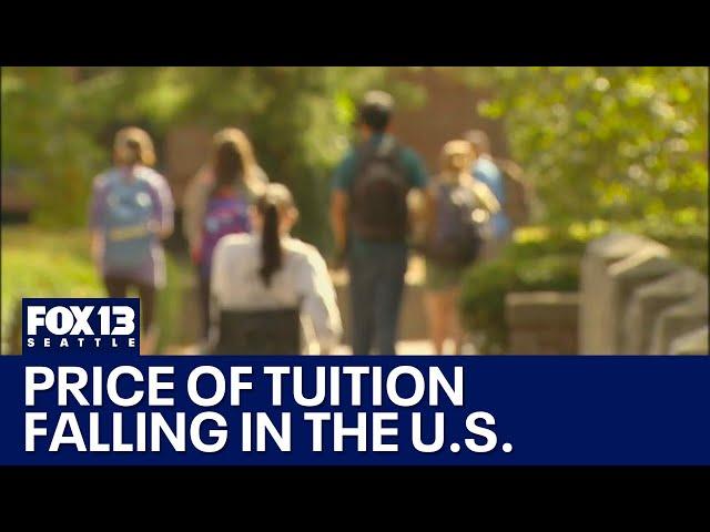 College tuition falling at many US schools