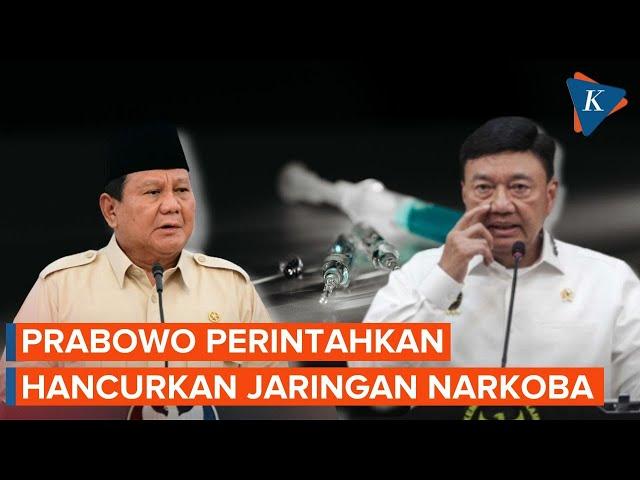 Prabowo Perintahkan Hancurkan Jaringan Narkoba hingga ke Akar