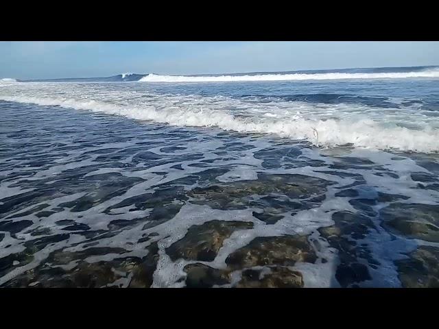 first attempt castinp fishing haha  big wave Golden Sands beach patar bulinao