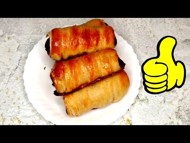 Быстро и вкусно | Сосиска в тесте в духовке