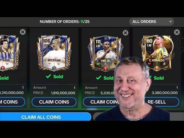 Sold my Squad Again! Made Billions of COINS! + Funny Pack Opening #fcmobile