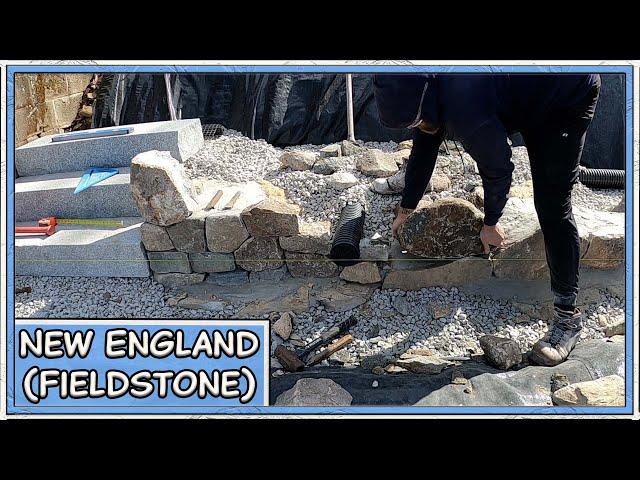 Starting a Natural (New England Fieldstone) Retaining Wall