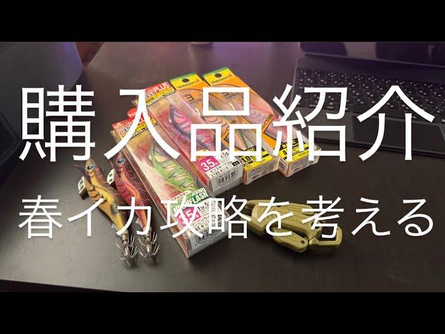 ［エギング］購入品紹介！春イカ攻略について本気で考えてみました。及び、1番釣ったエギ