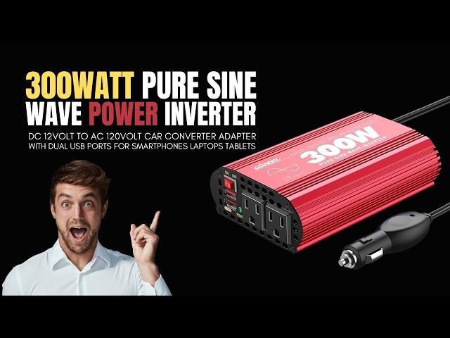 GIANDEL 300W Pure Sine Wave Inverter Unboxing & Review