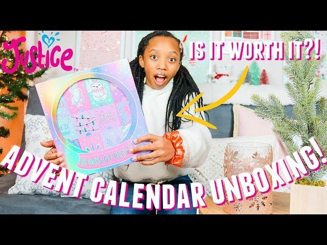 Justice 12 Days Of Beauty Advent Calendar Unboxing 2019 | Just Jordyn