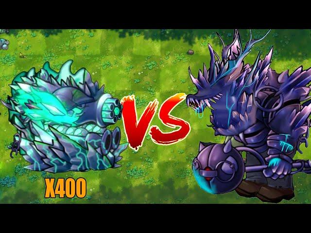 PVZ 1 Fusion 2.3 Challenge!! 400 Plants Fusion VS 400 Ultimate Obsidian Gargantuar - Who Will Win?