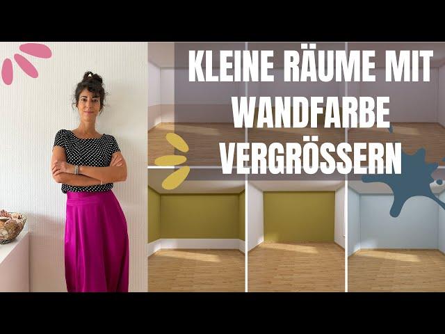 Kleine Räume mit Wandfarbe vergrößern | 5 Tipps für's Streichen | Anna Bergner Interior Design