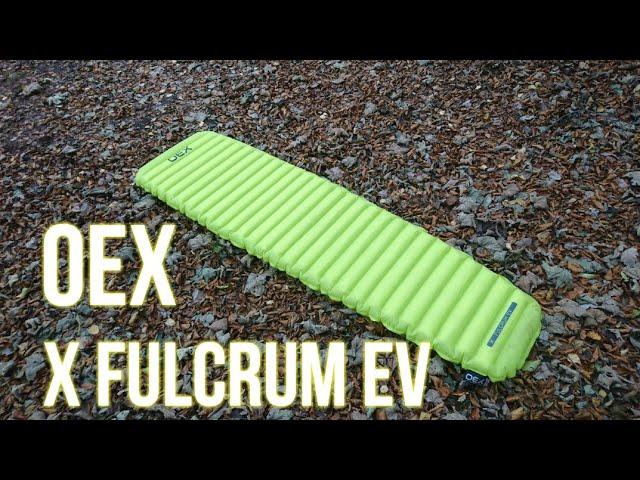OEX FULCRUM EV INFLATABLE  SLEEPING MAT " thermal heat reflecting strips