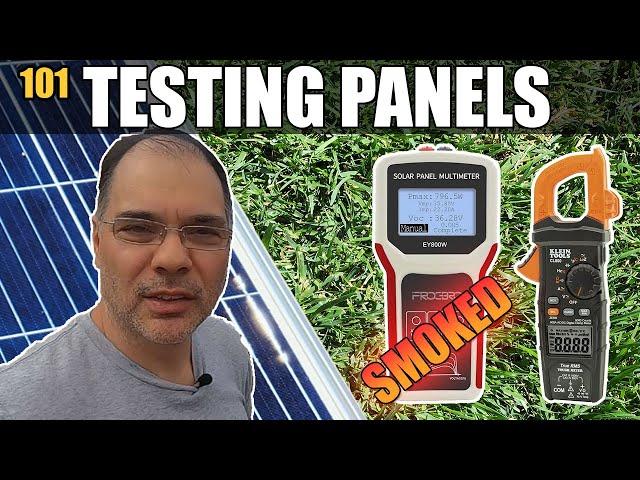 How to Test Solar Panels - For Beginners!