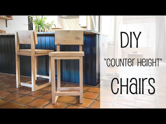 Building Counter Height Chairs | or Stools