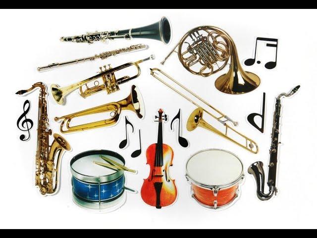 Музыкальные инструменты (их звучание) на русском языке. Musical instruments in Russian