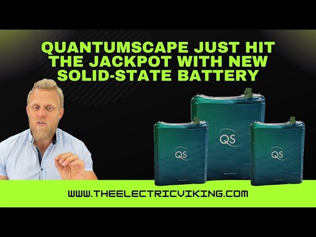 Quantumscape just hit the jackpot with NEW Solid-state battery