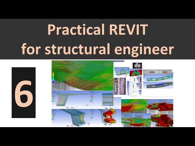 Practical REVIT for Structural Engineer Episode 6: Preparing model for RC nonlinear analysis.