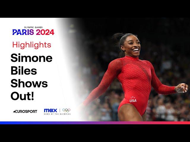 Simone Biles EXTRAORDINARY Vault performance  | Women's Vault Final #Paris2024 #Olympics