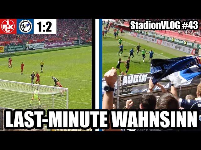 StadionVLOG #43 I 1.FC Kaiserslautern vs. Arminia Bielefeld 1:2 I Last-Minute Tor macht Hoffnung