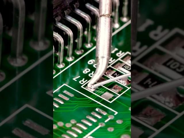 installation soldering of SMD components