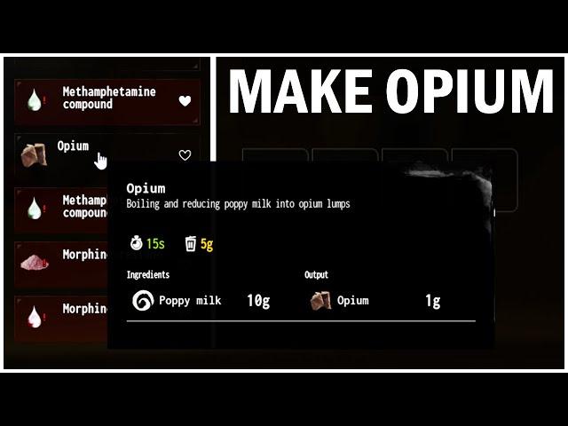 How to Make Your Own Opium - Drug Dealer Simulator 2 Tips and Tricks