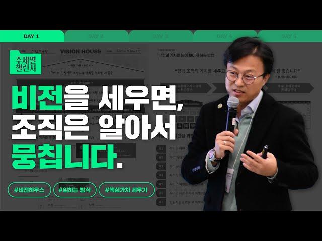 [가치경영 기초세우기] 1. 조직가치의 기초, 비전하우스 작성하기