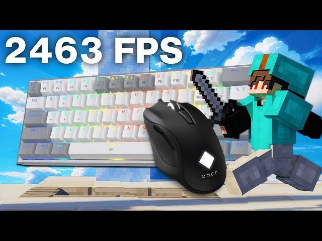 Chill ASMR Keyboard & Mouse Sounds | Butterfly Click Sounds 20 CPS | Gamster Fireball Fight