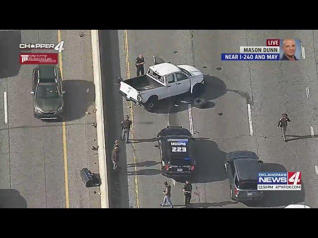 Police pursuit ends in south Oklahoma City