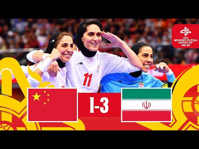 IR Iran seal 3rd & World Cup spot! | China PR vs. IR Iran | Highlights AFC Women’s Futsal Asian Cup™