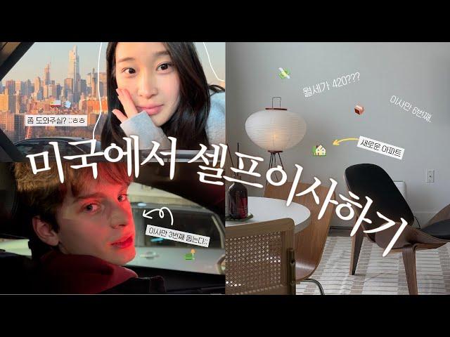 미국 셀프 이사 vlog  | 뉴욕 아파트 렌트, 이케아 쇼핑, 미드 센츄리 인테리어 🪑