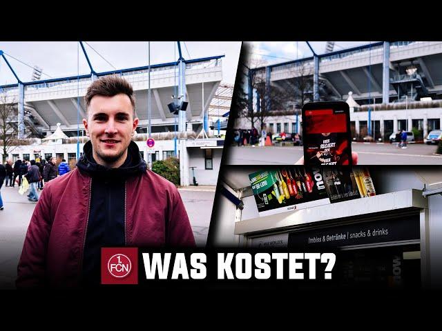 Ticket, Essen, Anreise  Was kostet ein Stadionbesuch im Max-Morlock-Stadion vom 1. FC Nürnberg?