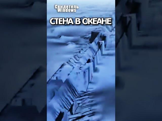 Гигантская стена в океане является частью великой ледяной стены Антарктиды?