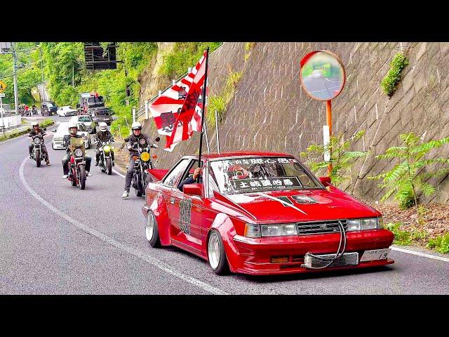 【四輪二輪 旧車大集合】瑞浪オールジャンルミーティング 街道レーサー グラチャン 旧車會