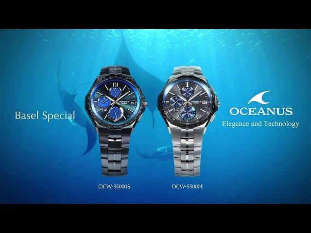 OCEANUS OCW-S5000 SUPER SLIM HIGH-SPEC CHRONOGRAPH : CASIO