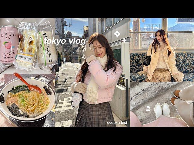 TOKYO VLOG winter in japan, lots of food, mt.fuji fail, shibuya & omotesando, holiday gift shopping