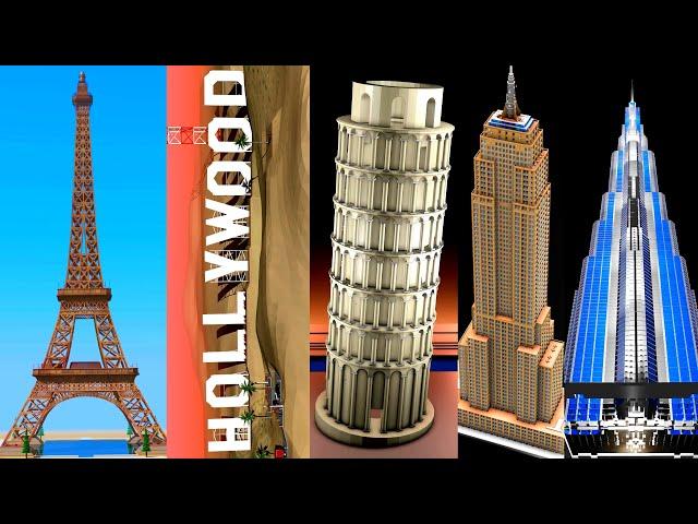 7 Iconic Landmarks: 9.0 Earthquake Collapse!