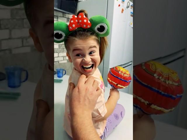 Cute baby became Hulk ️