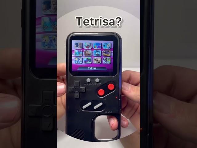 Is the Gameboy Phone Case worth it? #tetris #games #mario #iphone #case #shorts