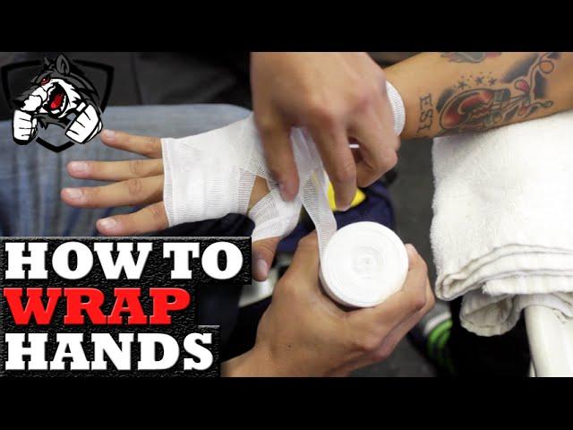 How to Wrap Hands using Tape & Gauze for Amateur Boxing
