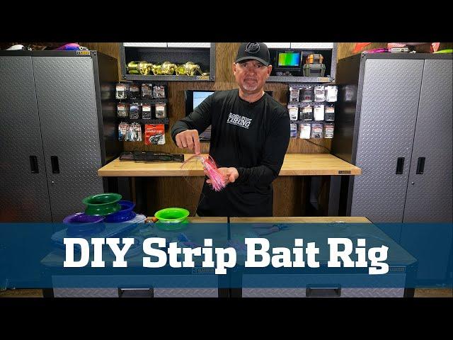 How To Make You Own Strip Bait Rig - Rigging Station - Easy Rig For More King Mackerel & Wahoo