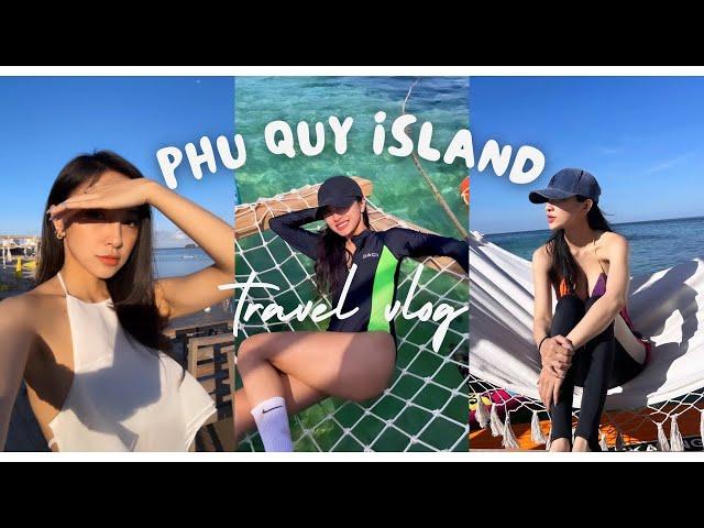 Travel Vlog| Du Lịch Khám Phá Đảo Phú Quý | Lặn Biển Ăn Uống