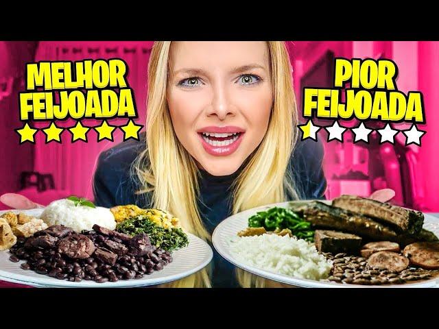 PROVEI A FEIJOADA DE PIOR E MELHOR AVALIAÇÃO DO APLICATIVO