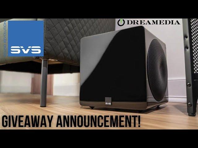 GIVEAWAY WINNER! SVS 3000 Micro Subwoofer Announcement!