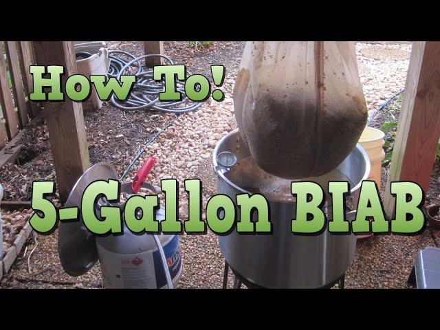 Brew 5 Gallons of Beer the EASY Way w/ BIAB!