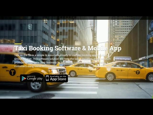 How to book a Taxi in simple steps - Demo of TaxiOnTheGo App