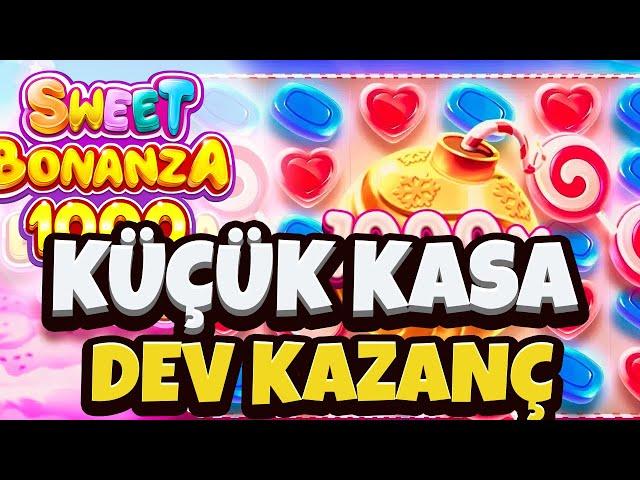 Sweet Bonanza 1000 Küçük Kasa  YENİ OYUNDA KÜÇÜK KASA GİRDİK! DEV KAZANÇLA ÇIKTIK!