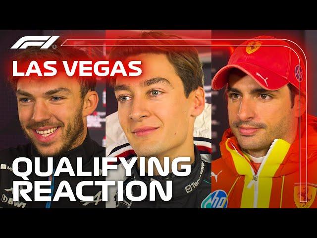 Drivers React After Qualifying | 2024 Las Vegas Grand Prix