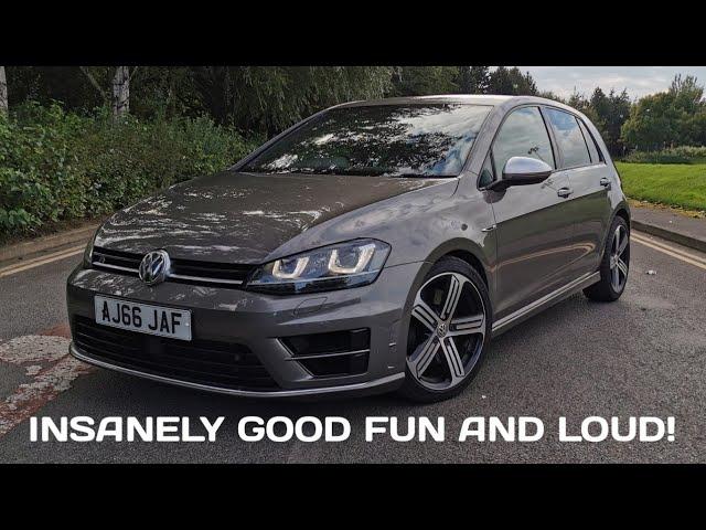 VW GOLF R MK7 DSG STAGE 1 REMAP REVIEW! DRIVEN HARD!! 370 BHP RESONATOR DELETE! SHOULD YOU BUY IT?