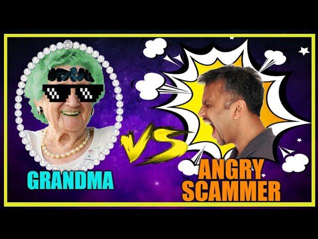 Grandma VS ANGRY Tech Support Scammer!