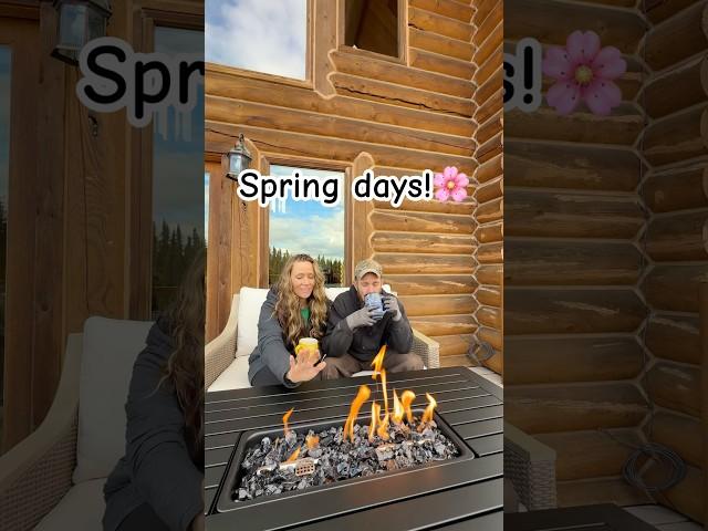 Slow Spring days on the homestead!  #HomeFreeAlaska #Alaska #Spring #Shorts