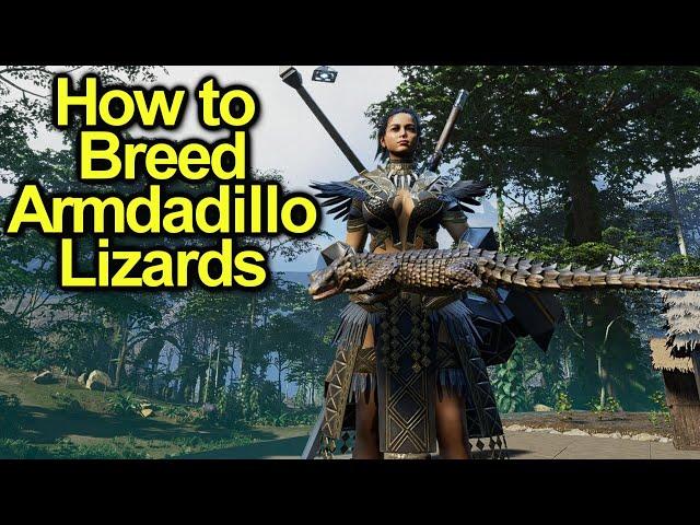 How to tame and breed Armadillo Lizards | Soulmask