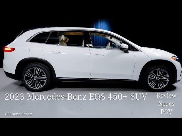 New 2023 Mercedes-Benz EQS 450+ SUV Review POV Specs MB of Scottsdale