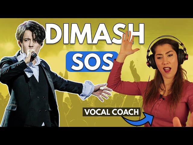 Vocal Coach Reacts to DIMASH KUDAIBERGEN SOS (Slavic Bazaar) & Analysis | TrainingVoice