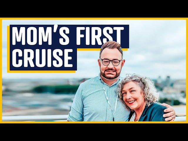 Boarding a BRAND NEW Cruise Ship! My Mum's FIRST EVER CRUISE!